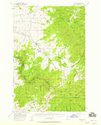 Tensed 1957 topographic map thumbnail