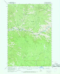 Ulysses Mtn 1960 topographic map thumbnail