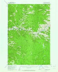 Ulysses Mtn 1960 topographic map thumbnail