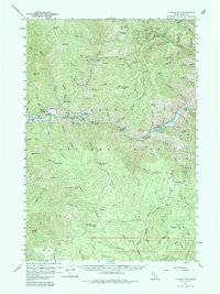 Ulysses Mtn 1960 topographic map thumbnail