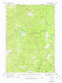 Warm Lake 1954 topographic map thumbnail