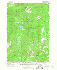 Warm Lake 1954 topographic map thumbnail