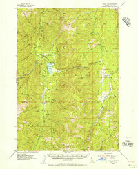 Warm Lake 1954 topographic map thumbnail