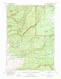 Warm River Butte 1957 topographic map thumbnail