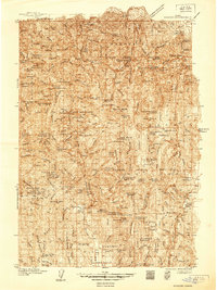 Riggins 1938 topographic map thumbnail