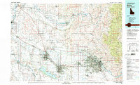 Boise 1981 topographic map thumbnail