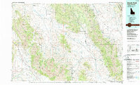 Borah Peak 1989 topographic map thumbnail