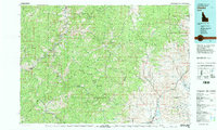 Challis 1982 topographic map thumbnail