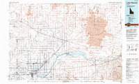 Lake Walcott topographic map thumbnail