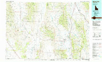 Malad City 1984 topographic map thumbnail