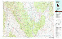 Salmon 1981 topographic map thumbnail
