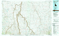 Sheep Creek 1989 topographic map thumbnail
