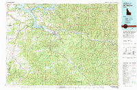 St Maries 1981 topographic map thumbnail