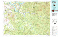 St Maries 1981 topographic map thumbnail