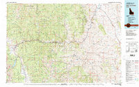 White Cloud Peaks 1982 topographic map thumbnail