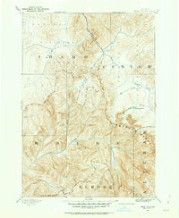 Bear Valley 1891 topographic map thumbnail