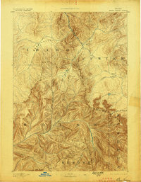 Bear Valley 1893 topographic map thumbnail