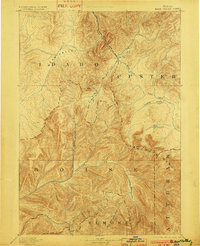 Bear Valley 1893 topographic map thumbnail
