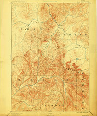 Bear Valley 1893 topographic map thumbnail
