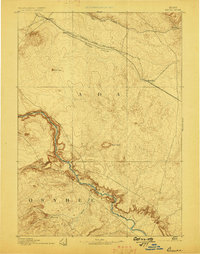 Bisuka 1894 topographic map thumbnail
