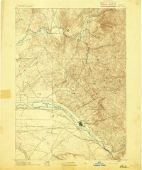 Boise 1892 topographic map thumbnail