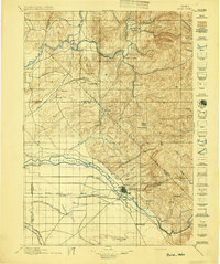 Boise 1897 topographic map thumbnail