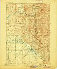 Boise 1897 topographic map thumbnail