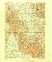 Borah Peak 1938 topographic map thumbnail