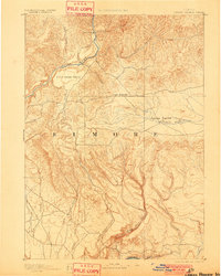 Camas Prairie 1893 topographic map thumbnail