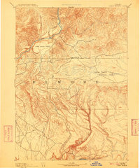 Camas Prairie 1893 topographic map thumbnail