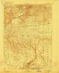 Camas Prairie 1893 topographic map thumbnail