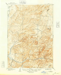 Garden Valley 1909 topographic map thumbnail