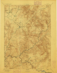 Idaho Basin 1894 topographic map thumbnail