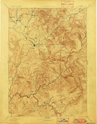 Idaho Basin 1894 topographic map thumbnail