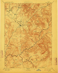 Idaho Basin 1894 topographic map thumbnail