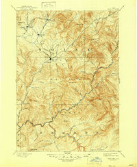 Idaho City 1894 topographic map thumbnail