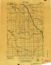 Kamiah 1924 topographic map thumbnail