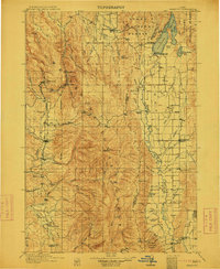 Meadows 1911 topographic map thumbnail