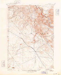 Mountain Home 1893 topographic map thumbnail
