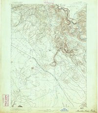 Mountain Home 1892 topographic map thumbnail