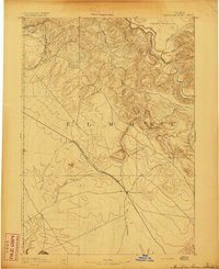 Mountain Home 1893 topographic map thumbnail