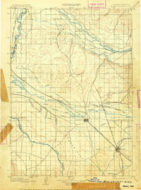 Nampa 1898 topographic map thumbnail