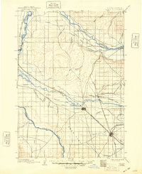 Nampa 1898 topographic map thumbnail