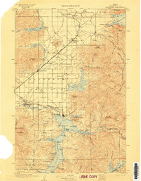 Rathdrum 1903 topographic map thumbnail