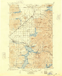 Rathdrum 1903 topographic map thumbnail