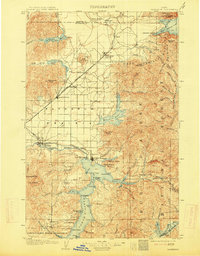 Rathdrum 1903 topographic map thumbnail