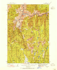 Riggins 1938 topographic map thumbnail