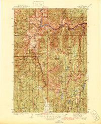Riggins 1945 topographic map thumbnail