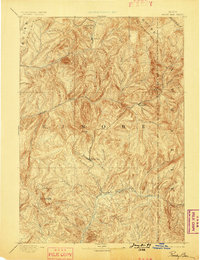 Rocky Bar 1894 topographic map thumbnail
