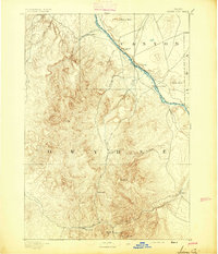 Silver City 1894 topographic map thumbnail